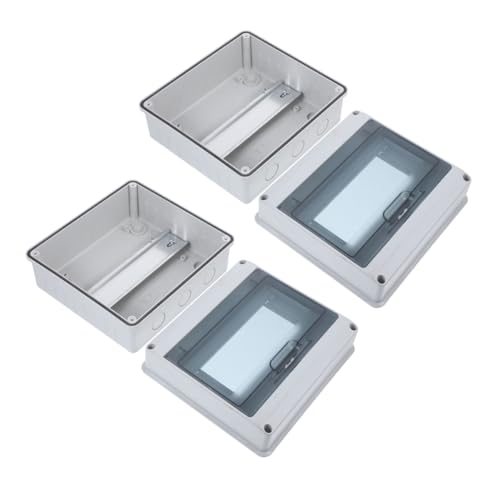 OSALADI 1 Set-Box Verteilerschutzkasten elektrische Wandplatte babysichere Steckdosenabdeckung Verteilerkasten mit Schutzschalter Industrie Verteilerkasten Verbindungsfall Elektrokästen von OSALADI