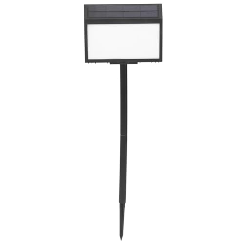 OSALADI 1 Set Solar-Hausnummernschild Led-Beleuchtete Außenadresse Wasserdichte Solarbetriebene Hausnummernleuchte Mit Pfählen Für Den Außenbereich Hof Straße von OSALADI