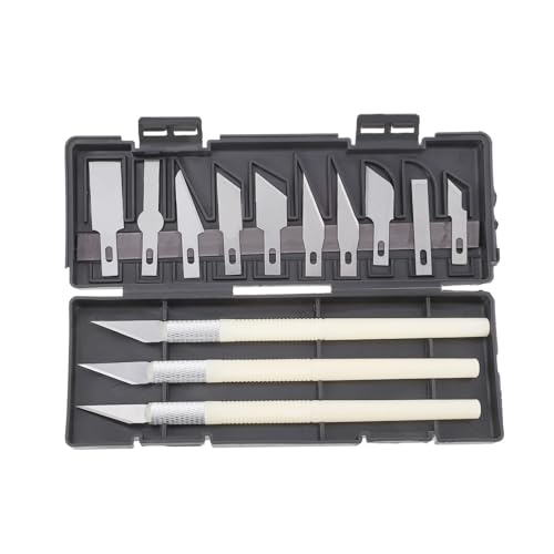 OSALADI 1 Set Stichel Set Schnitzmesser Schneidemesser Präzisions Handwerks Hobbymesser Schnitzschneider Hobby Allzweckmesser Präzisionsmesser Kit Messer Mit Klingen Aus Edelstahl Und Abs von OSALADI