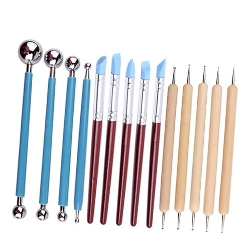 OSALADI 1 Set Töpferwerkzeug Set Modellier Und Formsets Keramik Formzubehör Trimmwerkzeuge Töpferton Skulptur Töpfertextur Werkzeuge Töpfernadel Werkzeug Töpferwerkzeug Set OSALADI 1 Set Töpferwerkzeug Set Modellier Und Formsets Keramik Formzubehör Trimmwerkzeuge Töpferton Skulptur Töpfertextur Werkzeuge Töpfernadel Werkzeug Töpferwerkzeug Set von OSALADI