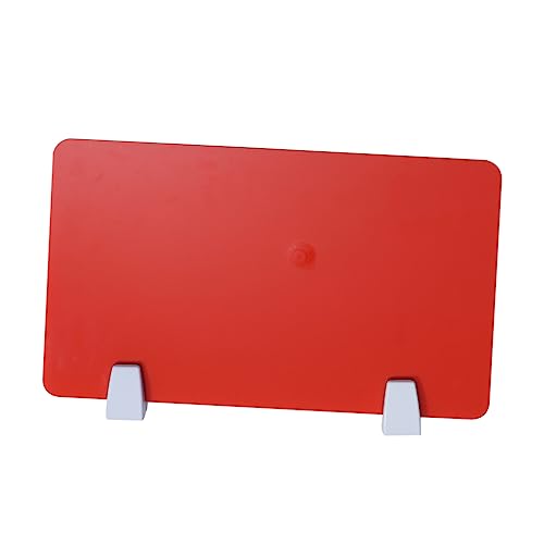 OSALADI 1 Stück Acryl Büro Trennwand Praktische Desktop Partition für Schule und Büro Schalldämmend Installieren Tangerine für Privatsphäre Am Arbeitsplatz von OSALADI