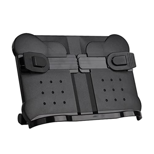 OSALADI 1 Stück Buchständer für Verstellbarer Leseständer für Bücher Tablets und Rezepte für Schreibtisch und Bett und Tragbar Schwarz von OSALADI