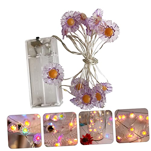 OSALADI Gänseblümchen- -lichter 20 -birnen 2 M Lange Lichterkette Batteriebetrieben Zum Aufhängen Weihnachtslichterkette Blumenlichter Gänseblümchen Als Dekoration OSALADI Gänseblümchen- -lichter 20 -birnen 2 M Lange Lichterkette Batteriebetrieben Zum Aufhängen Weihnachtslichterkette Blumenlichter Gänseblümchen Als Dekoration von OSALADI