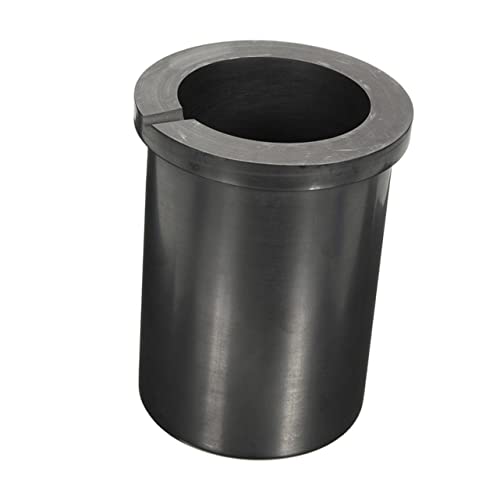 OSALADI 1 Stück Graphit Tiegel für Gold Silber Kupfer Hochreiner Graphit Schmelztiegel für Edelmetalle Temperaturbeständig Korrosionsresistent für Gießereien und Metallverarbeitung von OSALADI