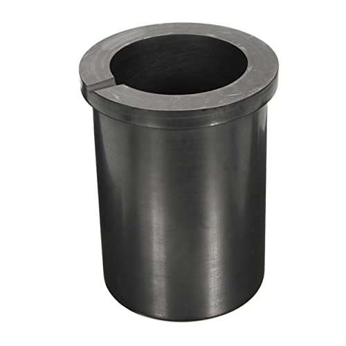 OSALADI 1 Stück Hochreiner Graphit Schmelztiegel für Gold Silber Kupfer und Messing Hochtemperaturbeständig Kontaminationsschutz für Edelmetallverarbeitung von OSALADI