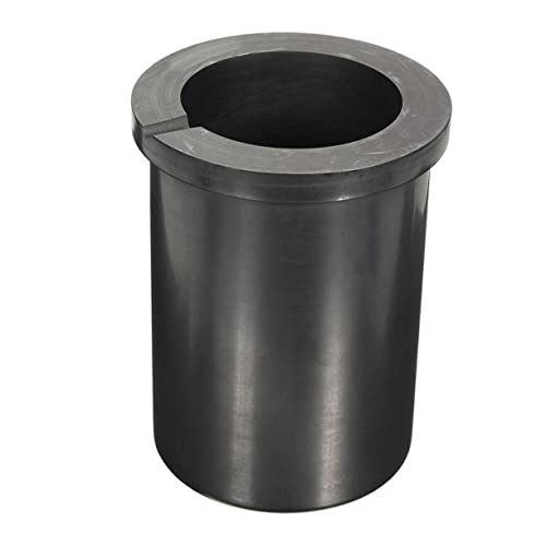 OSALADI 1 Stück Hochreiner Graphit Tiegel Schmelztiegel für Gold Silber Kupfer Messing Hitzebeständig für Metallguss und Schmelzen von OSALADI