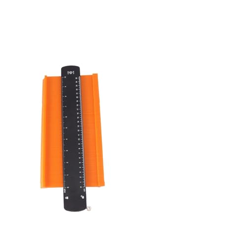 OSALADI 1 Stück Kontur Messer profilgleiter konturschablone konturenschablone Messwerkzeug Profillehre Profilmessgerät Formvervielfältigungslehre messendes Handwerkzeug Abs Orange von OSALADI