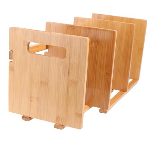 OSALADI 1 Stück Moso Bambus Schreibtischregal Ausziehbares Mini Bücherregal für Desktop Flexibles Ablagesystem aus Natürlichem Holz Elegant Langlebig für Büro und Zuhause von OSALADI