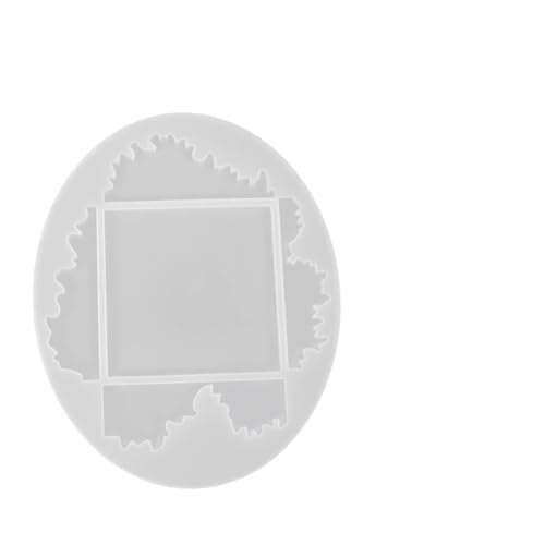 OSALADI 1 Stück Ozeanwellentischform Schalenmattenform DIY-Kristall-Epoxy-Form Untersetzer Silikonform Kieselgel Weiß von OSALADI