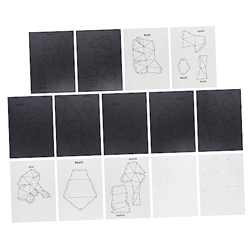 OSALADI 1 Stück Papier Modell Panda Dekoration Diy Handgefertigtes Ornament Perlmuttartigem Papier für Feste Partys und Kreative Projekte Einfach Zusammenzubauen ohne Scheren OSALADI 1 Stück Papier Modell Panda Dekoration Diy Handgefertigtes Ornament Perlmuttartigem Papier für Feste Partys und Kreative Projekte Einfach Zusammenzubauen ohne Scheren von OSALADI