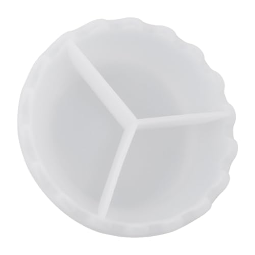OSALADI 1 Stück Runde Flache Silikonform für Epoxidharz DIY Kristallform für Kreative Handarbeiten Wiederverwendbar und Leicht zu Reinigen für Verschiedene Bastelprojekte Weiß OSALADI 1 Stück Runde Flache Silikonform für Epoxidharz DIY Kristallform für Kreative Handarbeiten Wiederverwendbar und Leicht zu Reinigen für Verschiedene Bastelprojekte Weiß von OSALADI