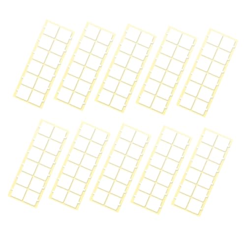 OSALADI 10 Blatt Doppelseitiges Akustikschaum Klebeband Transparent Stark Haftend Rückstandsfrei Entfernbar für Schallisolierung Wandpaneele Diy Projekte Vielseitig Einsetzbar von OSALADI