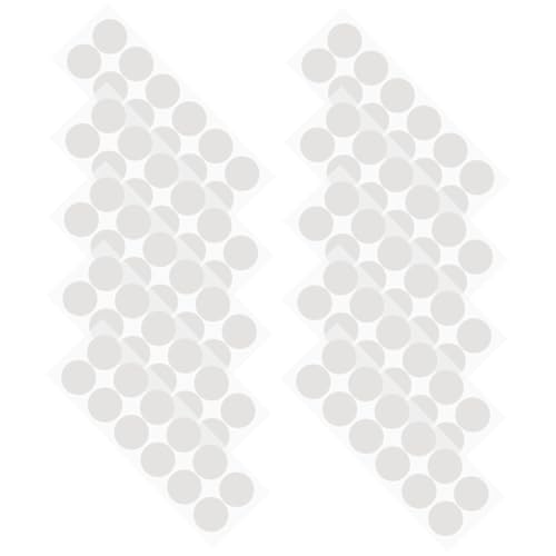 OSALADI 10 Blatt Teiliges Runde Transparente Klebepunkte Doppelseitig Haftend Selbstklebende Haftpunkte für DIY Krepppapierblumen Stabile Dekoration für Hochzeit Geburtstagsfeier und von OSALADI