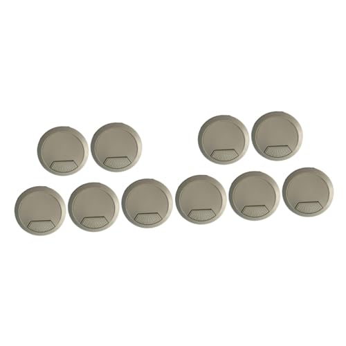 OSALADI 10stücke Kabeldurchführungen Für Schreibtische Brushed Textur Abdeckungen Für Kabelmanagement Im Home Office Langlebig Und Installieren von OSALADI