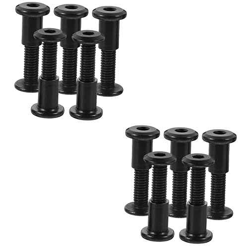 OSALADI 10 Sets Möbel Bindung Schrauben M6x25 Niet Buchse Kappe Binding Post Schrauben Für OSALADI 10 Sets Möbel Bindung Schrauben M6x25 Niet Buchse Kappe Binding Post Schrauben Für von OSALADI