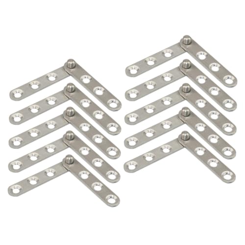 OSALADI 360 Grad Drehbare Scharniere Für Schränke Und Türen 10 Stück Verdeckte Scharniere Aus Edelstahl OSALADI 360 Grad Drehbare Scharniere Für Schränke Und Türen 10 Stück Verdeckte Scharniere Aus Edelstahl von OSALADI