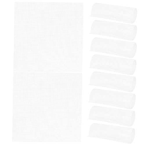 OSALADI 10stücke Plastik-leinwand Häkel-strickblättern Für Quilting Und Crafting Inklusive DREI-Formen Und Kreativen Netzblättern Zum Sticken Für Heimwerker von OSALADI