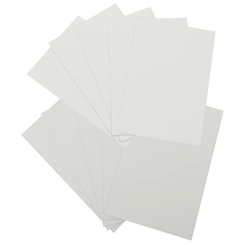 OSALADI 10 Stück Blanker Aluminiumplattenrahmen Eloxiert Dicke Aluminium Fotos Sublimations-Aluminium-rohlinge Leeres Zeichen Aus Aluminium Glatt Dekoration Hängend Aluminiumlegierung Weiß von OSALADI