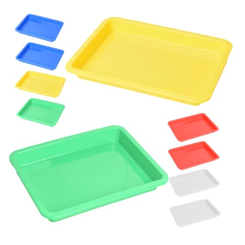 OSALADI 10 Stück Mal Kunsttablett Aktivitätstablett Basteltablett Kunsttablett Kunsttablett Für DIY Projekte Kunsttabletts Zum Basteln Kunsttablett Zum Basteln Kunsttablett Für von OSALADI