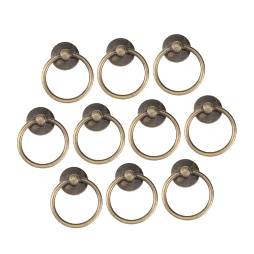 OSALADI 10 Stück Metall Ringgriff Schubladengriff Vintage Stil Möbelknopf Robust Langlebig Geeignet für Kommode Schrank Tür Elegante Einrichtung OSALADI 10 Stück Metall Ringgriff Schubladengriff Vintage Stil Möbelknopf Robust Langlebig Geeignet für Kommode Schrank Tür Elegante Einrichtung von OSALADI