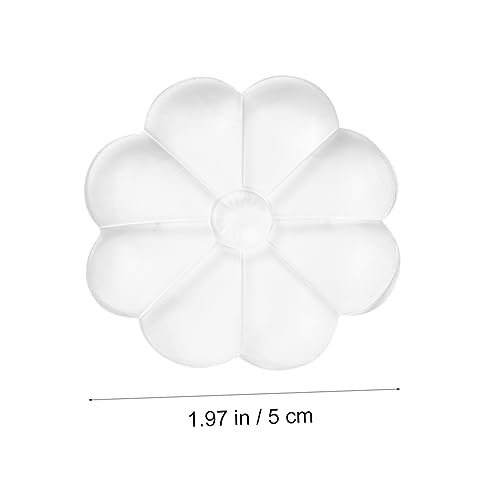 OSALADI 10 Stück PU Türstopper Blütenform Selbstklebend Schutzpolster für Wände und Türen Lärmdämpfung Stoßschutz Sicher und Langlebig für Kinderzimmer und Möbel von OSALADI