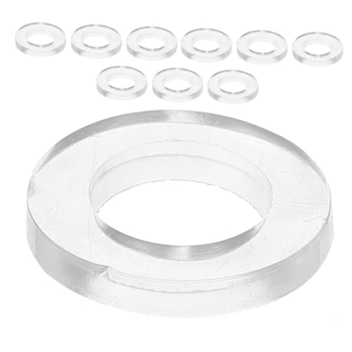 OSALADI 10 Stück Teiliges Duschschlauch Dichtungsringe aus Robustem Gummi Silikon Dichtungsgummis für Effektive Abdichtung und Auslaufsicheren Kompatibel mit Meisten Duschschläuchen OSALADI 10 Stück Teiliges Duschschlauch Dichtungsringe aus Robustem Gummi Silikon Dichtungsgummis für Effektive Abdichtung und Auslaufsicheren Kompatibel mit Meisten Duschschläuchen von OSALADI