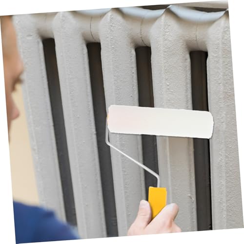 OSALADI 10 Stück Teiliges Farbrollerbezüge aus Chemischer Faser Haarausfallfrei Wiederverwendbar Einfache Montage für Wände Decken Fensterrahmen und Möbeloberflächen Zufällige Farbe von OSALADI