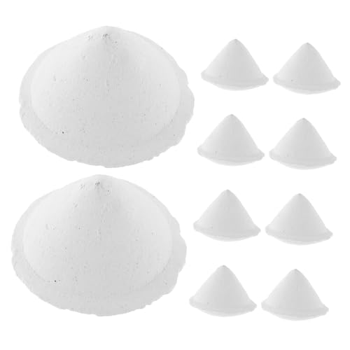 OSALADI 10 Stück Teiliges Feuerfeste Keramik stütznägel aus Aluminiumoxid Wiederverwendbar Konische Form für Gleichmäßige Hitzeverteilung Langlebig und Chemikalienbeständig für Töpferöfen OSALADI 10 Stück Teiliges Feuerfeste Keramik stütznägel aus Aluminiumoxid Wiederverwendbar Konische Form für Gleichmäßige Hitzeverteilung Langlebig und Chemikalienbeständig für Töpferöfen von OSALADI