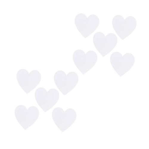 OSALADI 10 Stück Teiliges Herzförmige Ölmalerei Bretter Reine Baumwolle Tragbares Skizzen und Malbrett für Anfänger DIY Kunst Acryl und Ölfarben für Künstler und Hobbyanwender von OSALADI