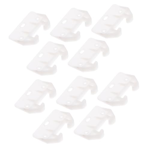 OSALADI 10 Stück Teiliges Kunststoff schubladenschienenführungen Weiß Verschleißfest Poliert Einfache Selbstmontage für Möbel Kommoden und Schränke Langlebige Ersatzteile OSALADI 10 Stück Teiliges Kunststoff schubladenschienenführungen Weiß Verschleißfest Poliert Einfache Selbstmontage für Möbel Kommoden und Schränke Langlebige Ersatzteile von OSALADI