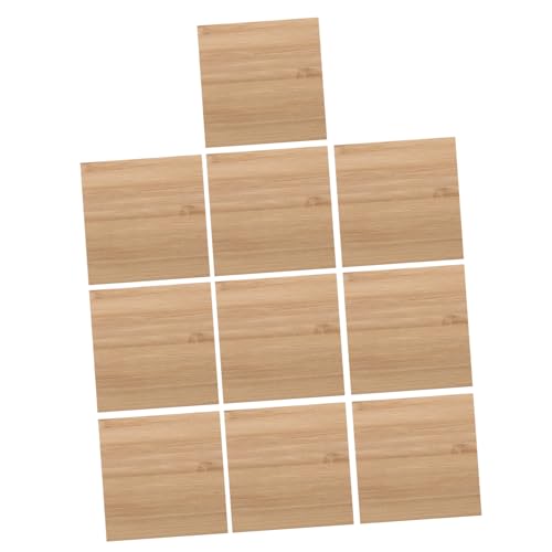 OSALADI 10 Stück Teiliges Quadratische Bambusplatten DIY Unvollendete Bastelstücke Doppelseitig Blank zum Bemalen Geburtstag Natürliche Bambusmaterialien für Kreative Handarbeiten OSALADI 10 Stück Teiliges Quadratische Bambusplatten DIY Unvollendete Bastelstücke Doppelseitig Blank zum Bemalen Geburtstag Natürliche Bambusmaterialien für Kreative Handarbeiten von OSALADI