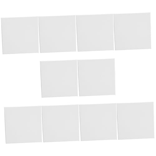 OSALADI 10 Stück Teiliges Quadratische Ölgemälde leinwandrahmen aus Reinem Baumwollholz Tragbare und Praktische Malunterlagen für Künstler mit Sicherer Abgerundeter Kante und Langlebiger von OSALADI