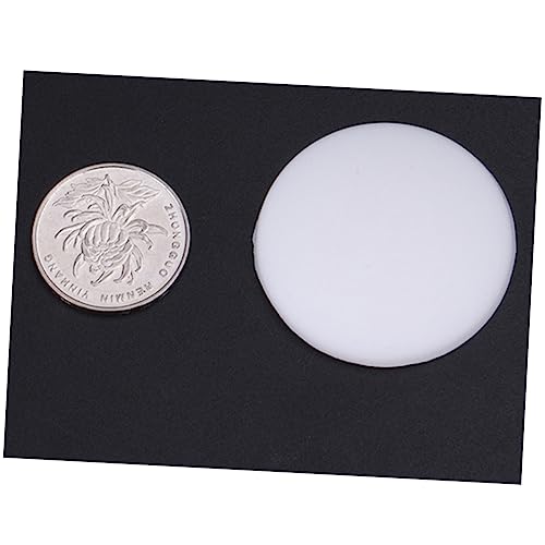 OSALADI 10 Stück Teiliges Runde Selbstklebende Silikon Wandschutzpuffer für Türgriffe Stoßdämpfende Geräuschreduzierende Tür Wand Schutzpads für Haushaltsmöbel und Türstopper von OSALADI