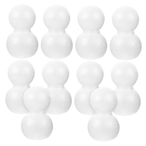 OSALADI 10 Stück Teiliges Schneemann Bastelset für DIY Weihnachtliche Bastelmaterialien Kugeln für Kreative Ornamente für Weihnachtsdekoration und Bastelprojekte OSALADI 10 Stück Teiliges Schneemann Bastelset für DIY Weihnachtliche Bastelmaterialien Kugeln für Kreative Ornamente für Weihnachtsdekoration und Bastelprojekte von OSALADI