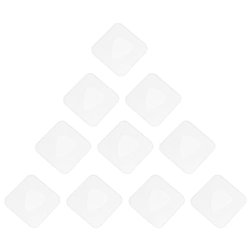 OSALADI 10 Stück Teiliges Silikon Gitarre Pick Mold DIY Epoxidharz Gießform Transparente Silikonform für Gitarrenplektren Einfach zu Reinigen Vielseitig Einsetzbar von OSALADI