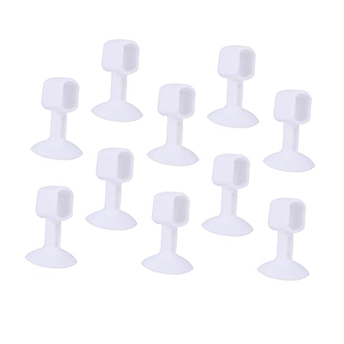 OSALADI 10 Stück Teiliges Silikon Türgriff Stopper Bumper Türpuffer Geräuschloser Stossschutz für Wände Umweltfreundlich Weiß Für Schlafzimmer Küche Bad Büro OSALADI 10 Stück Teiliges Silikon Türgriff Stopper Bumper Türpuffer Geräuschloser Stossschutz für Wände Umweltfreundlich Weiß Für Schlafzimmer Küche Bad Büro von OSALADI