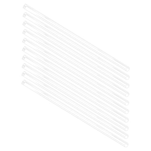 OSALADI 10 Stück Teiliges Transparente LED Meteorlichtröhren aus PC Wasserdichtes Schutzrohr für Outdoor Deko Langlebige Verschleißfeste Kunststoffhülle Kompatibel mit Shower Lights von OSALADI