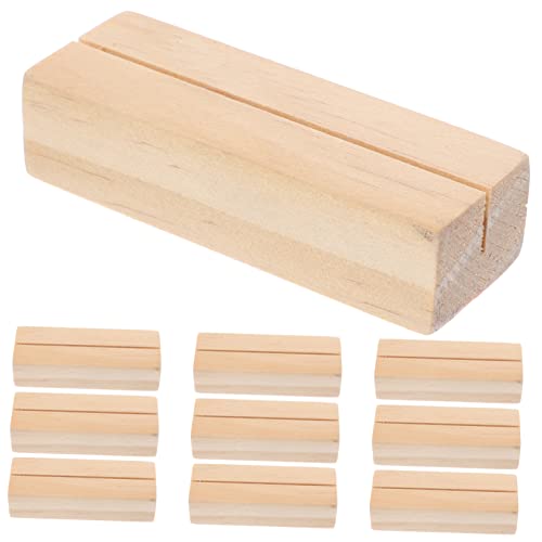 OSALADI 10 Stück Visitenkartenhalter aus Holz Wiederverwendbare Foto Clips Stabile Notizständer für Zuhause für Hochzeiten Partys und Dekoration OSALADI 10 Stück Visitenkartenhalter aus Holz Wiederverwendbare Foto Clips Stabile Notizständer für Zuhause für Hochzeiten Partys und Dekoration von OSALADI