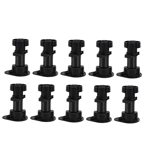OSALADI 10 cm Kunststoff-schrankfuß-Set 1 Set Mit Verstellbaren Möbelfüßen Aus Schwarzem Kunststoff Für Couch Sofa Küche OSALADI 10 cm Kunststoff-schrankfuß-Set 1 Set Mit Verstellbaren Möbelfüßen Aus Schwarzem Kunststoff Für Couch Sofa Küche von OSALADI