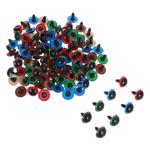 OSALADI 100 Sätze Teiliges Bunte Kunststoff Sicherheitsaugen mit Unterlegscheiben für Häkeltiere Puppen Plüschtiere DIY Bastelaugen für Handarbeiten und Stofftiere OSALADI 100 Sätze Teiliges Bunte Kunststoff Sicherheitsaugen mit Unterlegscheiben für Häkeltiere Puppen Plüschtiere DIY Bastelaugen für Handarbeiten und Stofftiere von OSALADI