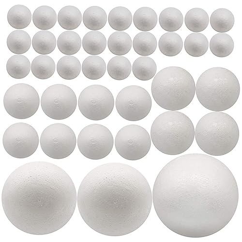 OSALADI 100 Stück Schaumstoffkugeln für DIY Kunsthandwerk Weiße Styroporkugeln für Hochzeitsdekoration Bastelprojekte und Festtagsdeko OSALADI 100 Stück Schaumstoffkugeln für DIY Kunsthandwerk Weiße Styroporkugeln für Hochzeitsdekoration Bastelprojekte und Festtagsdeko von OSALADI
