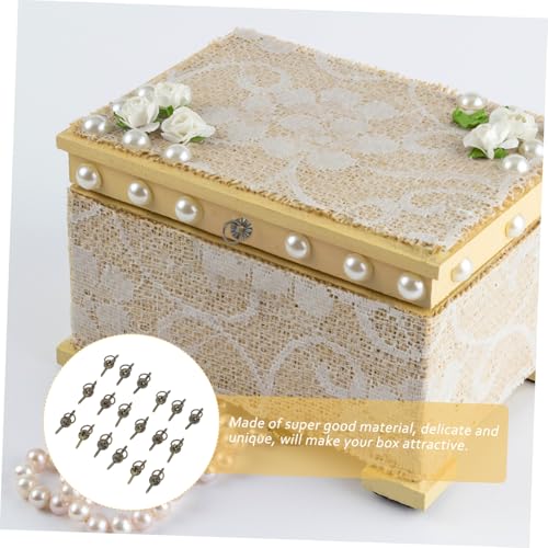 OSALADI 100 Stück Teiliges Antike in Grünem Kupferfinish Langlebige Möbelgriffe für Geschenk Schmuckboxen Einfache Montage Dekorative Schrankgriffe im Vintage stil OSALADI 100 Stück Teiliges Antike in Grünem Kupferfinish Langlebige Möbelgriffe für Geschenk Schmuckboxen Einfache Montage Dekorative Schrankgriffe im Vintage stil von OSALADI