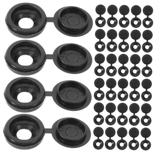 OSALADI 100 Stück Teiliges Schraubenabdeckkappen Kunststoff Schraubenverblendungen Schwarz für Möbel Schraubenköpfe Abdeckkappen zum Schutz Dekorativen Verdeckung OSALADI 100 Stück Teiliges Schraubenabdeckkappen Kunststoff Schraubenverblendungen Schwarz für Möbel Schraubenköpfe Abdeckkappen zum Schutz Dekorativen Verdeckung von OSALADI