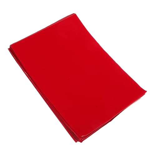 OSALADI 10Blatt Teiliges Selbstklebender Roter Filzstoff Samtige Textur Vielseitig Einsetzbar für Schmuckschatullen Schubladenauskleidung und DIY Bastelprojekte Flexibel und Einfach von OSALADI