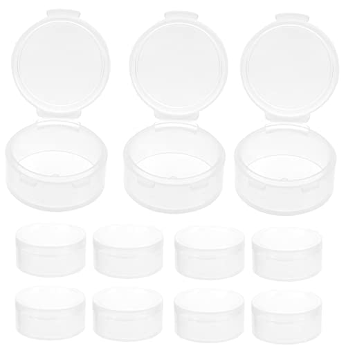 OSALADI 10Stücke Transparente PP Aufbewahrungsbox Mit Abdeckung Für Schmuck Süßigkeiten Bastelprojekte Und Mehr Stapelbar Und Vielseitig Einsetzbar von OSALADI