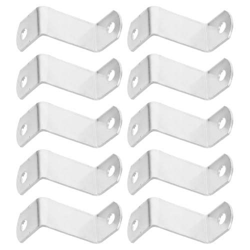 OSALADI 10pcs Bilderrahmen Hardware Backing Clip Framing Halter Rechter Winkelrahmenklammern Metall Bilderrahmen Fastener Z Form Canvas -offset -klemmen OSALADI 10pcs Bilderrahmen Hardware Backing Clip Framing Halter Rechter Winkelrahmenklammern Metall Bilderrahmen Fastener Z Form Canvas -offset -klemmen von OSALADI