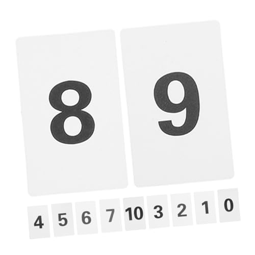 OSALADI 11 Stück Teiliges Kunststoff zahlenkartenset mit Klarer Nummerierung Abgerundete Ecken für Sichere Handhabung Vielseitig für Hochzeiten Restaurants und Veranstaltungen Langlebig von OSALADI