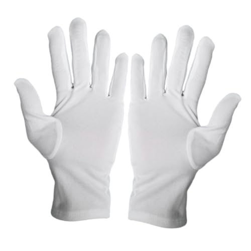OSALADI 12 Paare Weiße Polyester Handschuhe Atmungsaktiv Arbeitshandschuhe Professionelle Schutzhandschuhe Einheitsgröße Partyeleganz für Garten Reinigung Montage Schmuckprüfung OSALADI 12 Paare Weiße Polyester Handschuhe Atmungsaktiv Arbeitshandschuhe Professionelle Schutzhandschuhe Einheitsgröße Partyeleganz für Garten Reinigung Montage Schmuckprüfung von OSALADI
