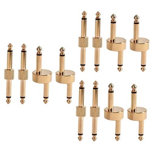 OSALADI 12stücke Gitarren Effektpedal Anschlussstecker Haken Und Gerade Konverter Für Pedalboard Verbindung Für Instrumente von OSALADI