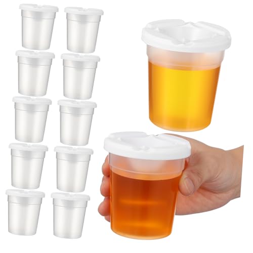 OSALADI 12 Stück Anti-Spill-Pigmentbecher Pigmentfarbbecher Wasserbecher bemalen auslaufsichere Farbbecher Farbbehälter mit Deckel Tasse malen Farbbecher für PP-Kunststoff Weiß OSALADI 12 Stück Anti-Spill-Pigmentbecher Pigmentfarbbecher Wasserbecher bemalen auslaufsichere Farbbecher Farbbehälter mit Deckel Tasse malen Farbbecher für PP-Kunststoff Weiß von OSALADI